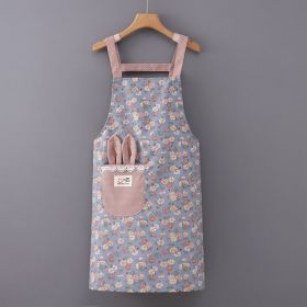 Kitchen Household Cooking Stain-proof Waterproof Oil-proof Stain-resistant Work Clothes Long Sleeve Apron