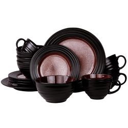 Elama?s Liana 16-Piece Stoneware Dinnerware Set