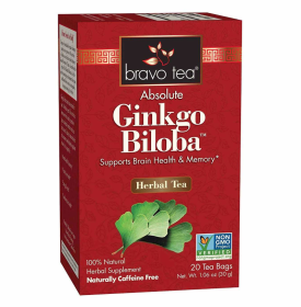 Bravo Teas and Herbs - Tea - Absolute Ginko Biloba - 20 Bag