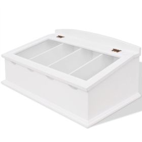 Cutlery Tray MDF White Baroque Style