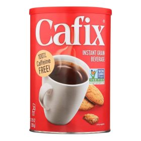 Cafix All Natural Instant Beverage Coffee Substitute - Caffeine Free - Case of 6 - 7.05 oz.