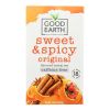 Good Earth Herbal Tea - Sweet and Spicy - Case of 6 - 18 Bags