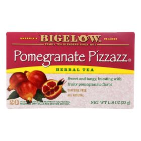 Bigelow Tea Herbal Tea - Pomegranate Pizzazz - Case of 6 - 20 BAG