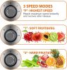 KOIOS Centrifugal Juicer Machines; Juice Extractor with Extra Large 3inch Feed Chute Filter; High Juice Yield for Fruits and Vegetables; Easy to Clean