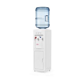 Hot and Cold-Water Cooler Dispenser with Child Safety Lock