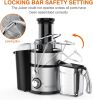 KOIOS Centrifugal Juicer Machines; Juice Extractor with Extra Large 3inch Feed Chute Filter; High Juice Yield for Fruits and Vegetables; Easy to Clean