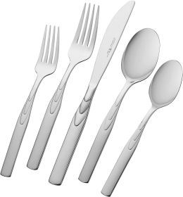 45 piece 18/10 stainless steel cutlery set (serves 8)