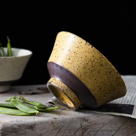 Coarse Ceramic-based  Personality Anti - Hot Small Soup Bowl