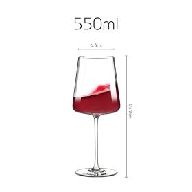 Fashion Series Crystal Red Wine Glass Big Belly Tasting Cup