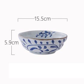 Creative Underglaze Color Tableware Household Dessert Ramen Bowl