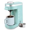 Single Serve Coffee Maker KCUP Pod Coffee Brewer;  Single Cup Coffee Machine Mini 3 in 1 for K CUP Ground Coffee Tea Filter;  One Black Reusable Filte