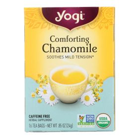 Yogi Organic Comforting Chamomile - 16 Tea Bags - Case of 6 (SKU: 518399)