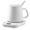 Electric Coffee Mug Warmer for Desk Auto Shut off USB Tea Milk Beverage Cup Heater Heating Plate for Office Home 3 Temperature Setting