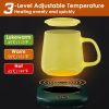 Electric Coffee Mug Warmer for Desk Auto Shut off USB Tea Milk Beverage Cup Heater Heating Plate for Office Home 3 Temperature Setting