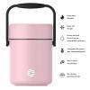 Healter 1.6 Litres Vacuum Insulated Food Flasks for Hot Food;  1600ml Stainless Steel Thermal Soup Container/ Food Jar with 2 inner boxes for Adult;