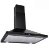 30 Inch Wall Mount Kitchen Hood 350 CFM Range Hood Stove Vented Hood Exhaust Fan