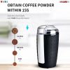 Coffee Grinder Spice Nut Grinders Blender (Black) 5Core CG 01 BL