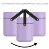 Healter 1.6 Litres Vacuum Insulated Food Flasks for Hot Food;  1600ml Stainless Steel Thermal Soup Container/ Food Jar with 2 inner boxes for Adult;