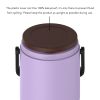 Healter 1.6 Litres Vacuum Insulated Food Flasks for Hot Food;  1600ml Stainless Steel Thermal Soup Container/ Food Jar with 2 inner boxes for Adult;